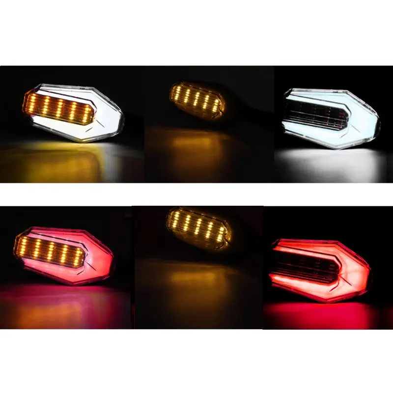 2Pcs 12v LED Motorcycle Turn Signal Light Running Lamp Bright Indicator Moto Clignotant Blinker For Daytime Night |