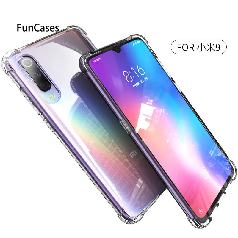 Мягкая прозрачная Обложка из полиуретана для Xiaomi mi 9 Honor 8 Lite Poco F1 Red Note 7 6Pro 5Pro 6 6A 4X