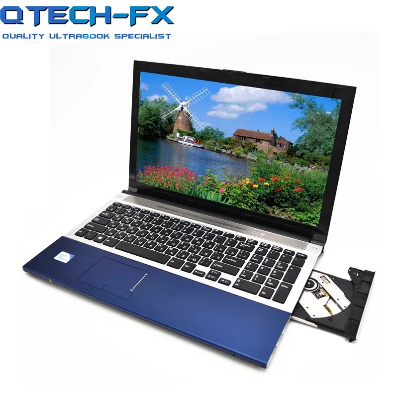 15.6" Ultrabook 8GB RAM SSD 256GB 512GB Metal CPU Intel Core i7 Games PC Business School Arabic AZERTY Spanish Russian Keyboard