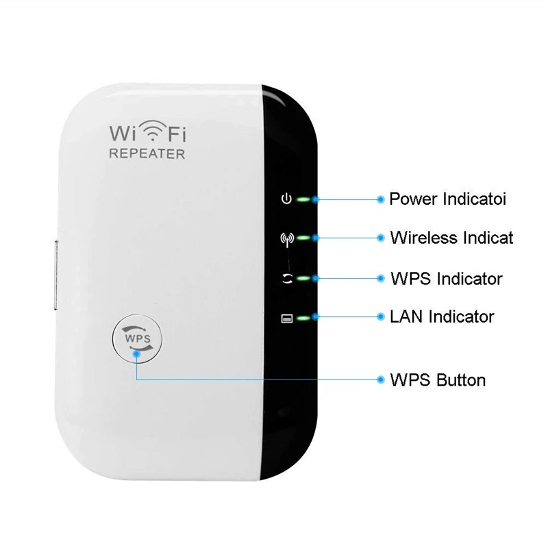 Беспроводной Wi fi репитер 300 Мбит/с 802.11N/B/G|Усилители сигнала| |