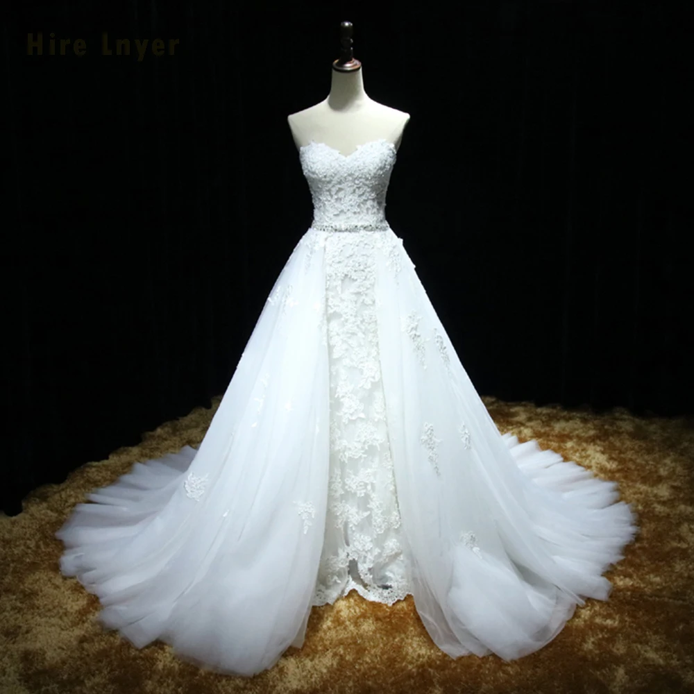 NAJOWPJG на заказ свадебные платья шнуровке Abiti Da Sposa Интернет магазин Китай бисерное