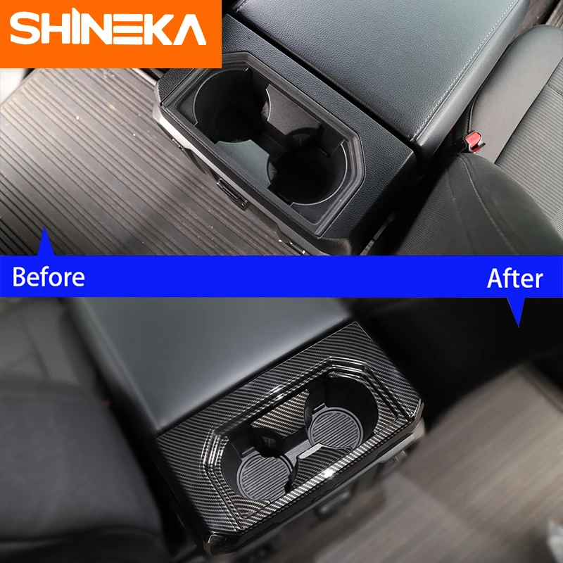 Молдинги для интерьера SHINEKA ford f150 2016 + подставка чашки декоративные наклейки