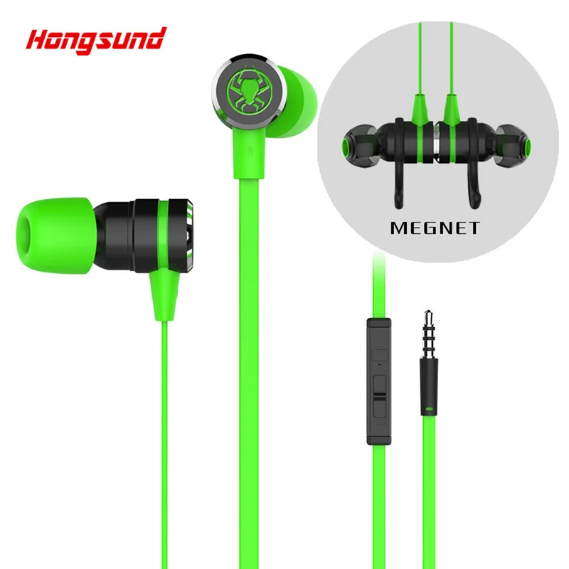 Hongsund G20 Plextone наушники для ушей стерео игровые Razer hammerhead с микрофоном телефонов