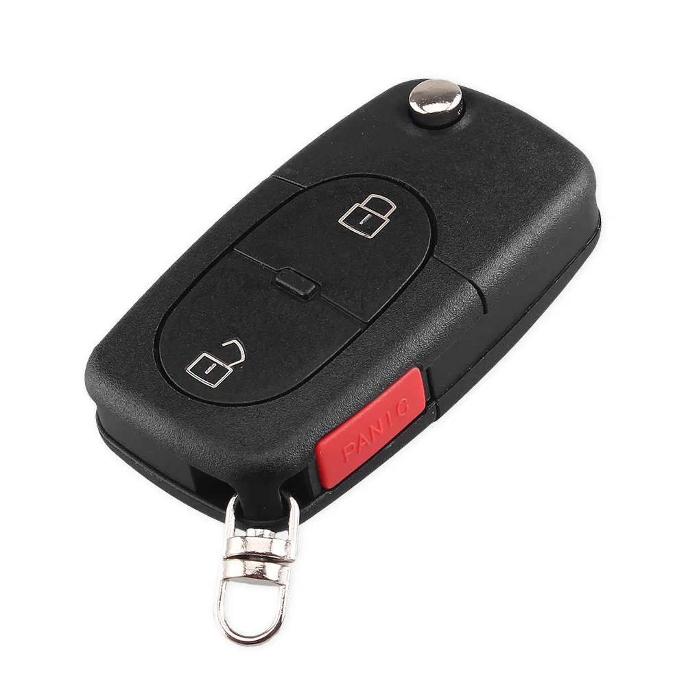 Чехол Dandkey CR1620 для ключа держателя аккумулятора Audi A2 A3 A4 A6 старые модели 2 + 1 3
