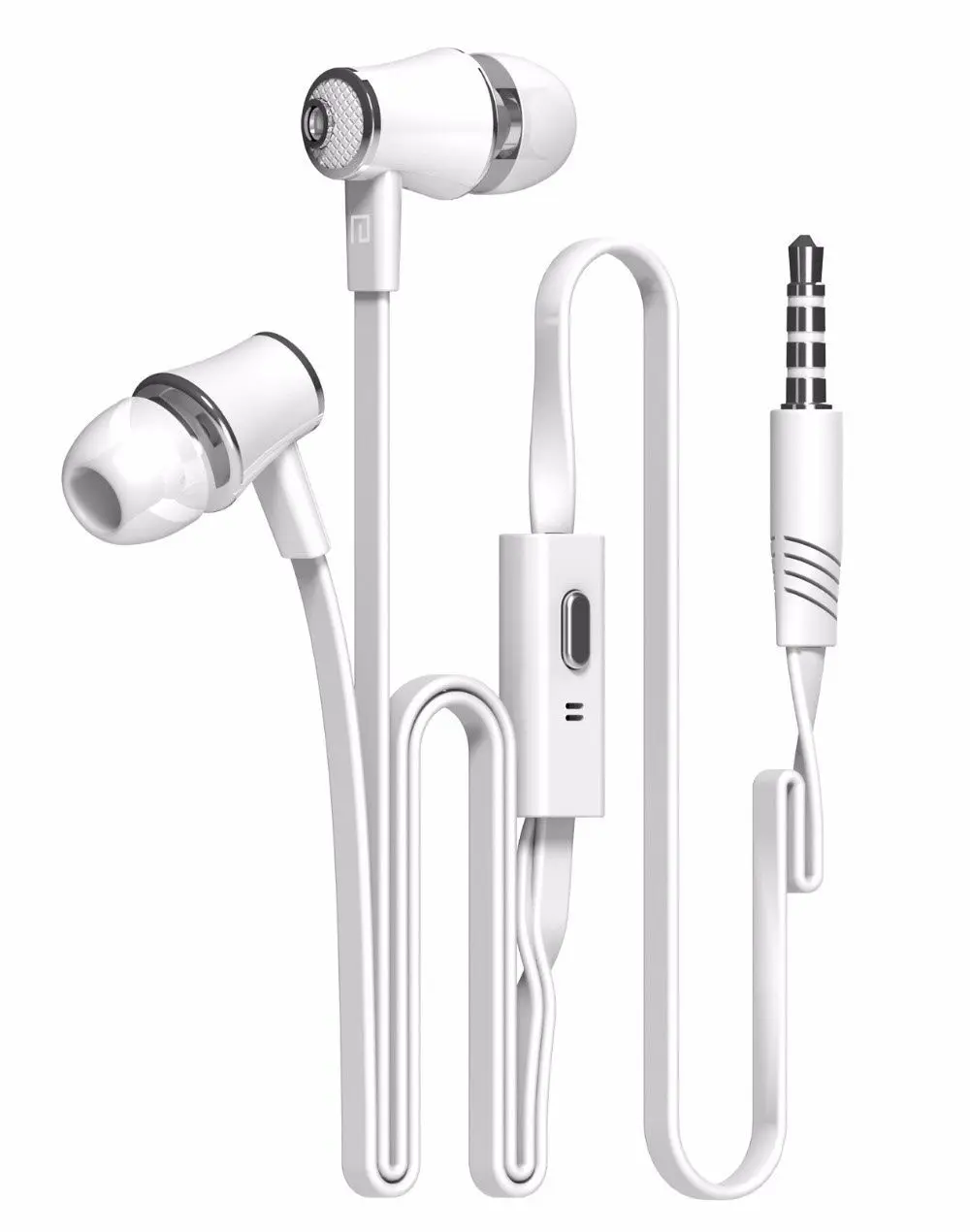 Наушники с микрофоном, супер бас наушники, гарнитура для iphone 6 6s, для xiaomi, наушники для смартфона - Цвет: white