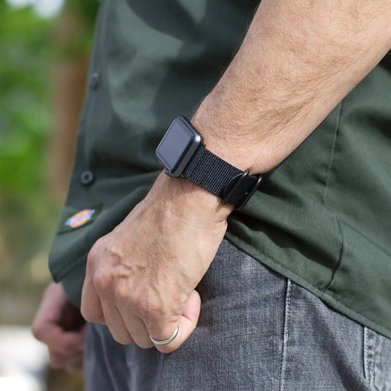 Нейлоновые ремешки, подходящие для Apple Watch серии 1/2/3/4 нейлоновый ремешок для часов аксессуары для Apple Watch, 38 мм, ремешок, 40 мм 42 44 мм