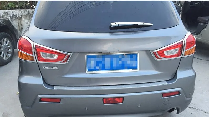 ABS Хром Задняя фара крышка для 2011-2016 Mitsubishi ASX автомобильный Стайлинг | Автомобили и