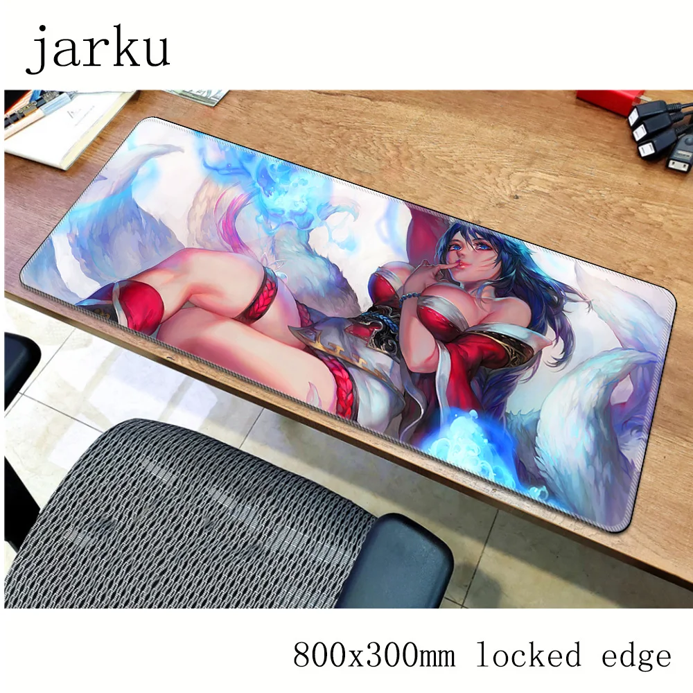 Коврик для мыши Ahri геймер 800x300 мм коврик notbook большой игровой компьютерный ПК