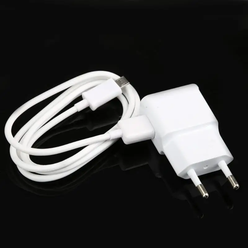 Alloet N7100 5 V 2A Белый USB кабель micro-USB кабель для передачи данных Зарядное устройство ЕС Стандартный для samsung Galaxy Note 2 S3