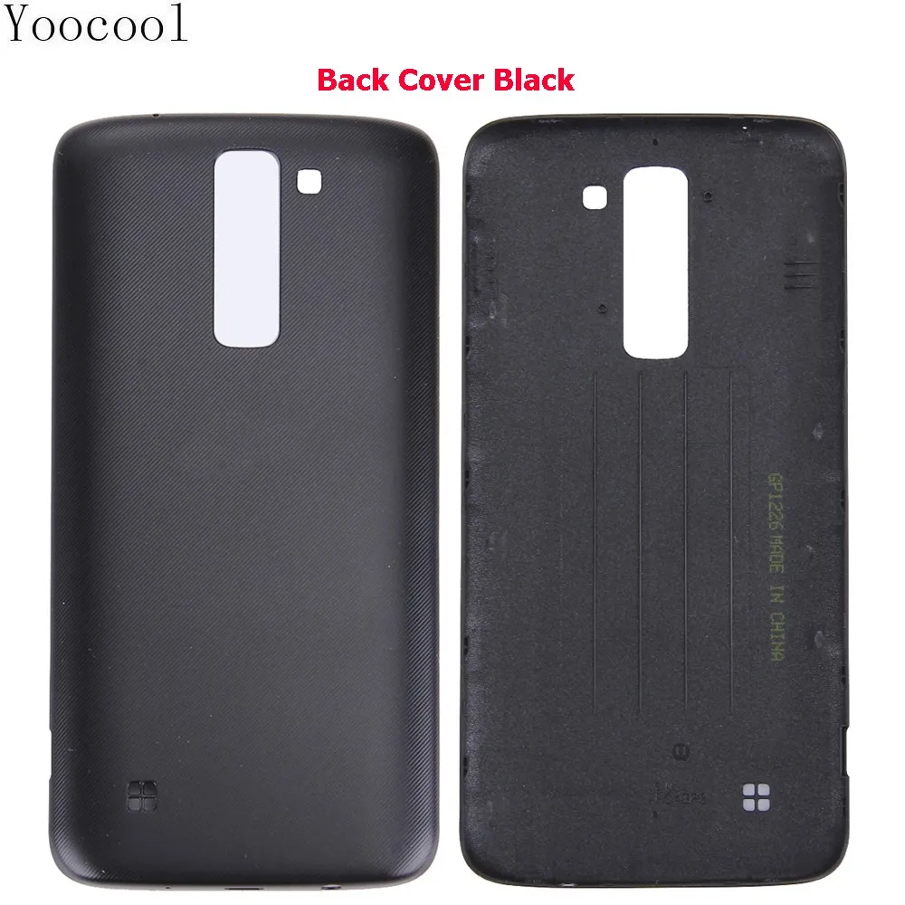 Yoocool Запчасти для LG K7 спереди и сзади Средний задняя крышка Полный Корпус Рамки