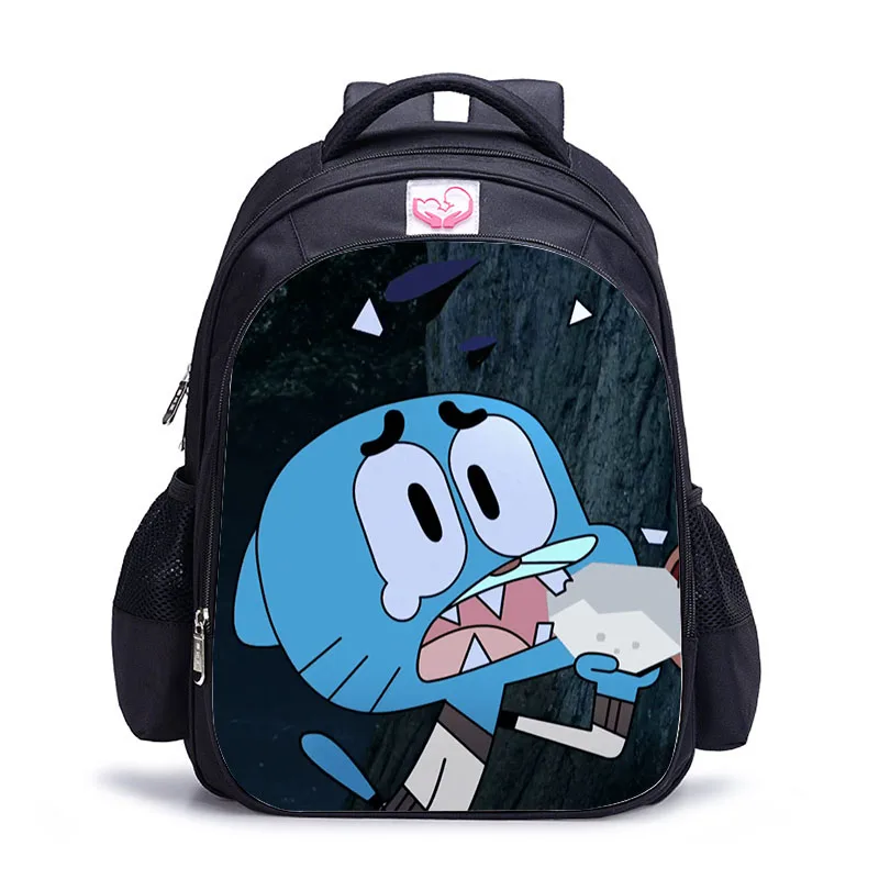 big9 LUOBIWANG удивительный мир Gumball рюкзак для подростков мальчиков и девочек школьная сумка Подростковая сумка Детская Книга сумка Mochila - Цвет: big9