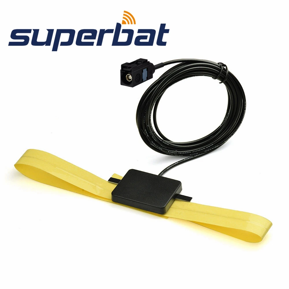 Superbat DAB/DAB + автомобильная антенна радио внутренний Стекло крепление Fakra разъем