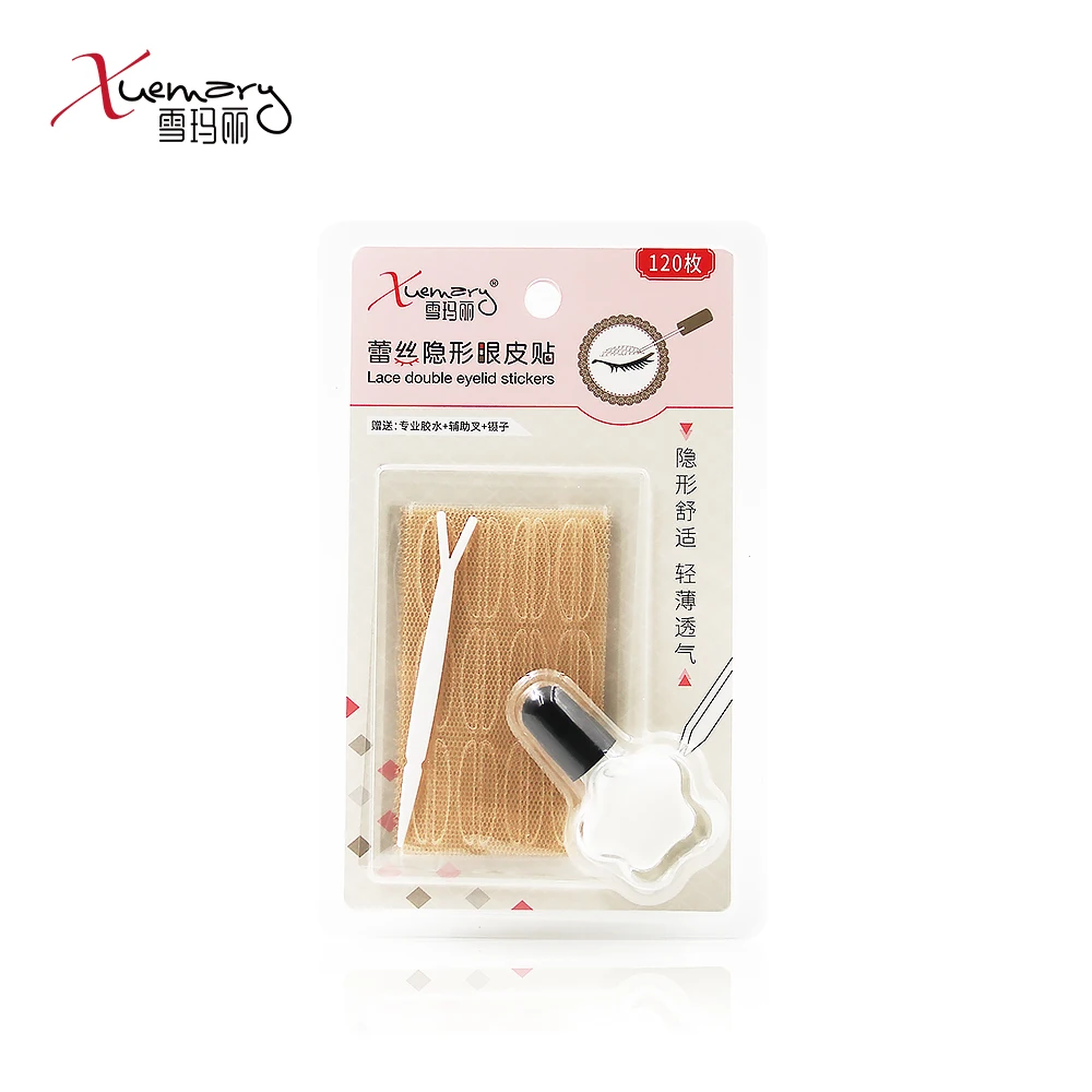 Xuemali 120 Pc размеры s и m akeup ясно кружева Невидимый век Стикеры полоса большие глаза S