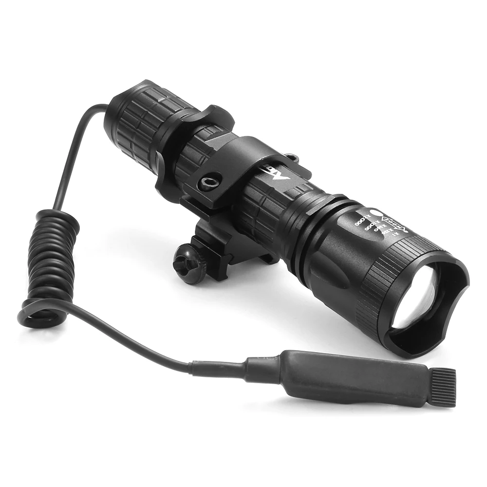 AloneFire TK400 тактический светодиодный фонарь с фокусировкой xml L2 пистолет свет +