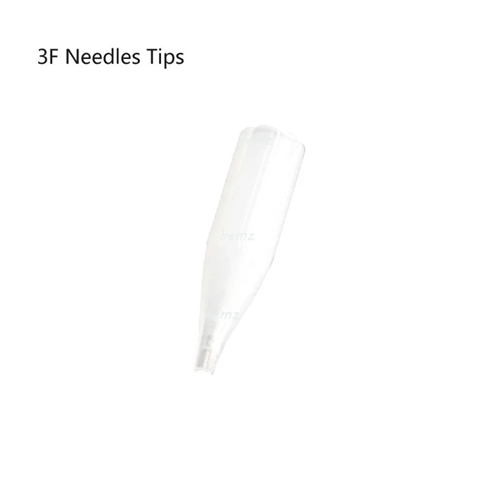 3Rl (Needles +Tips Each 100pcs ) Professional Permanent Makeup Machine Needles Caps Tattoo For Eyebrow Lips | Красота и здоровье