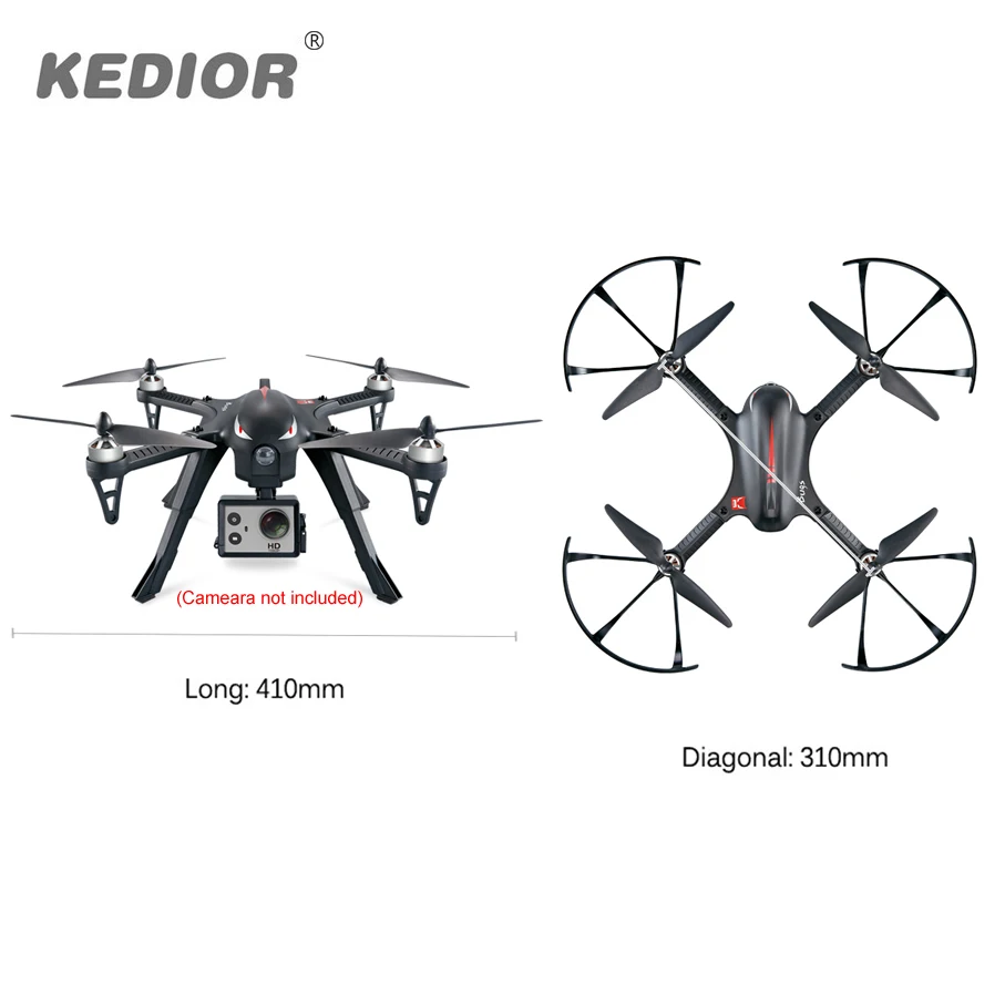 Бесщеточный RC Дрон дистанционный вертолет 80 км/ч/ч Professional Quadcopter Multicopter может