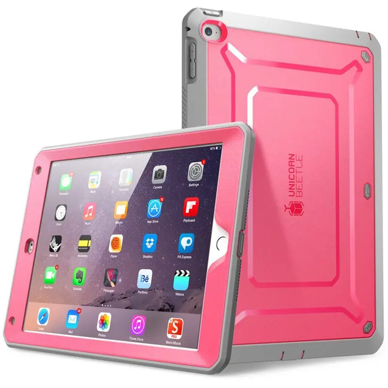 Для ipad Air 2 Чехол SUP чехол UB Pro полный корпус прочный двухслойный Гибридный защитный чехол со встроенной защитой экрана для Air 2