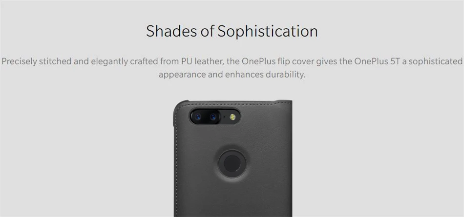 Чехол книжка Oneplus 5 T Оригинальный оригинальный Официальный чехол для телефона One