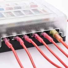Автомобильный блок предохранителей MICTUNING 6/12 Way водонепроницаемая Клеммная