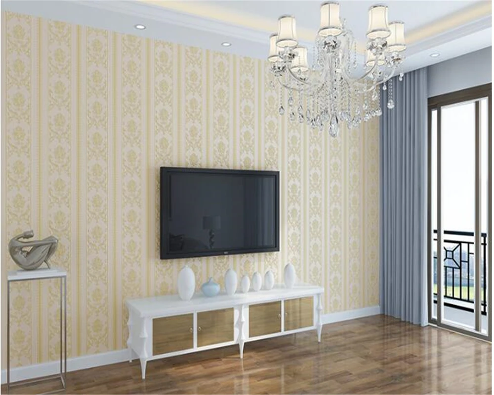 

beibehang European striped wallpaper 4D three-dimensional relief fine pressure nonwoven papel de parede 3d wallpaper tapety