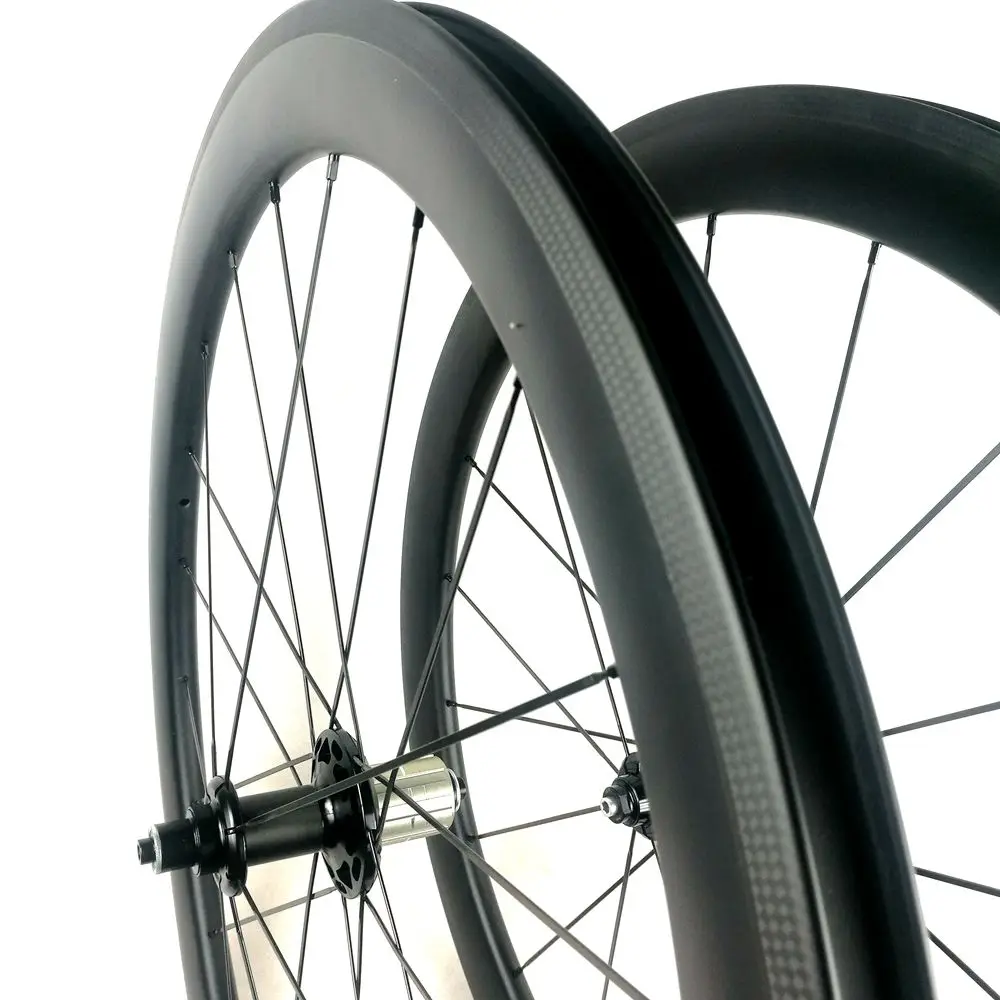 BIKEDOC 700CFull карбоновое колесо 50 мм прямой Тяговый Powerway R51 Hub дорожные велосипедные