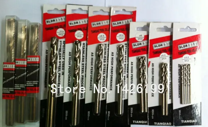 

Free shipping 10 pcs 1.2 mm Cobalt containing high speed steel Co-HSS M42 twist drill bits for metal drilling
