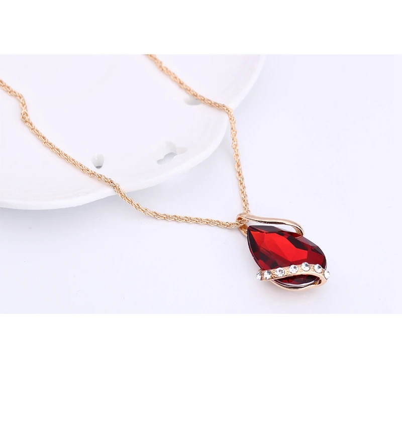 Ювелирный Комплект из колье и серёг с фианитом|big crystal jewelry sets|jewelry sets for womenwedding |