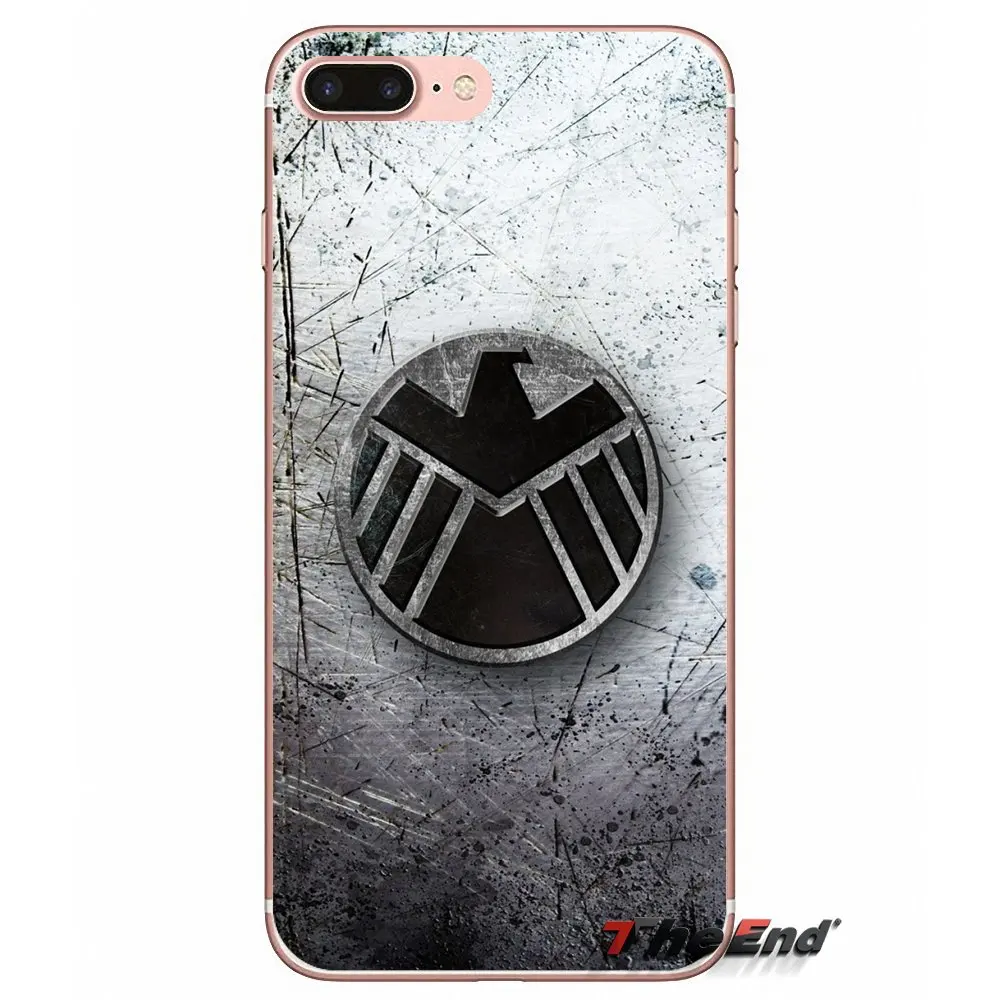 Чехол с логотипом Marvel s.h.i.e.d для Sony Xperia Z Z1 Z2 Z3 Z5 compact M2 M4 M5 E3 T3 XA Aqua LG G4 G5 G3 G2 Mini |