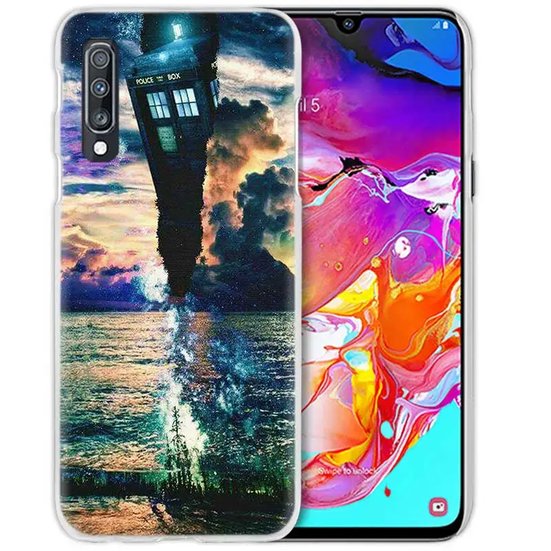 09 Box Доктор Кто чехол для samsung Galaxy A50 A70 A20e A40 A30 A20 A10 A8 A6 плюс A9 A7 Прозрачный жесткий чехол из ПК для телефона Ван Гог, Лидер продаж - Цвет: 09