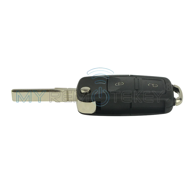 Автомобильный Дистанционный ключ Remtekey 2 шт. для VW Volkswagen Golf Passat Polo Skoda Seat 2000 2001 2002 2003 1J0959753N 2 кнопки 434 МГц ID48