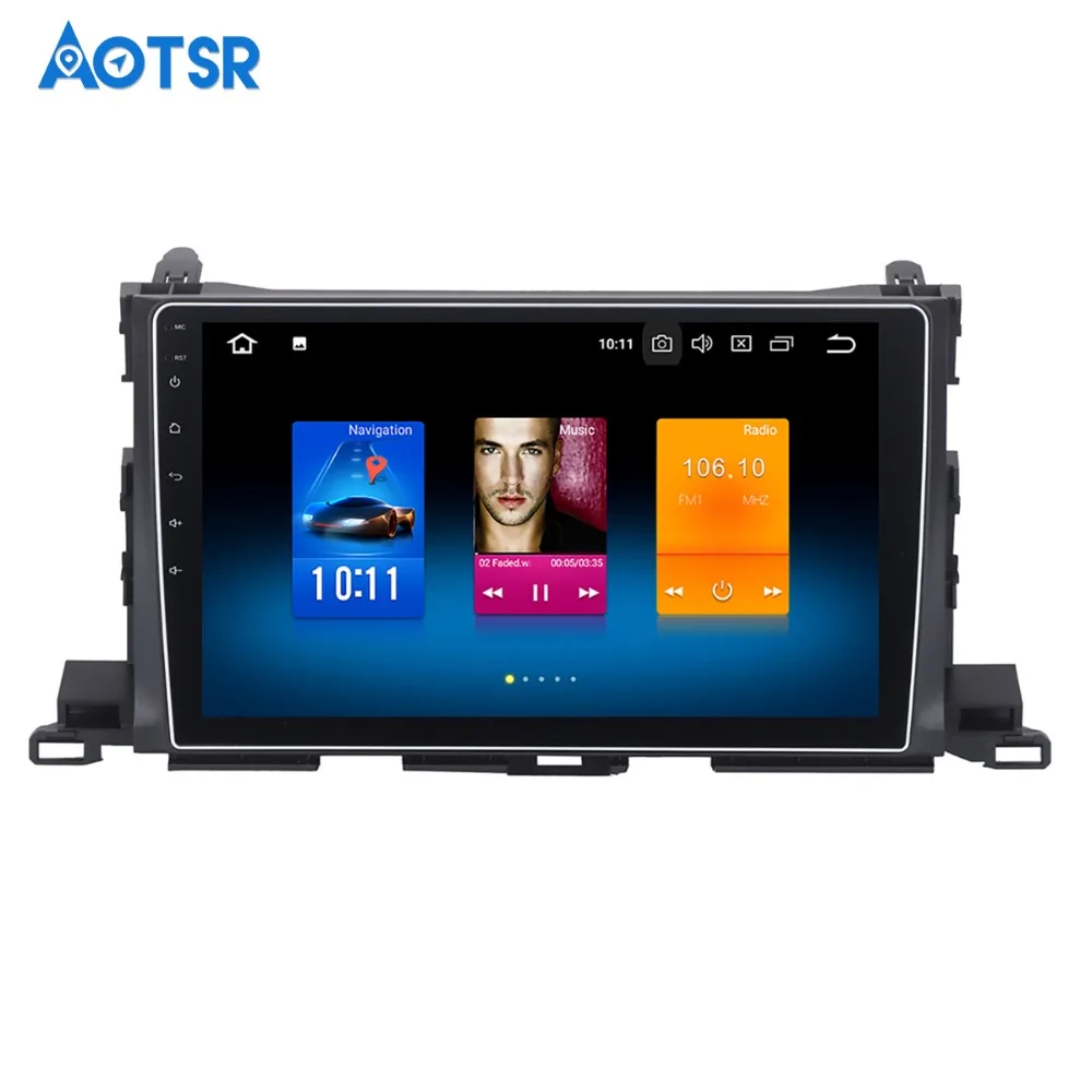 

10.2" Android 8.0 Car GPS Player Navi for Toyota Highlander 2015 2016 with 2G+16G/4G+32G Quad/Octa Core No DVD Radio Multimedia