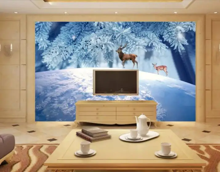 

Custom 3D photo wallpaper animal wallpaper for walls 3 d Living room bedroom 3d stereoscopic wallpapers for home walls