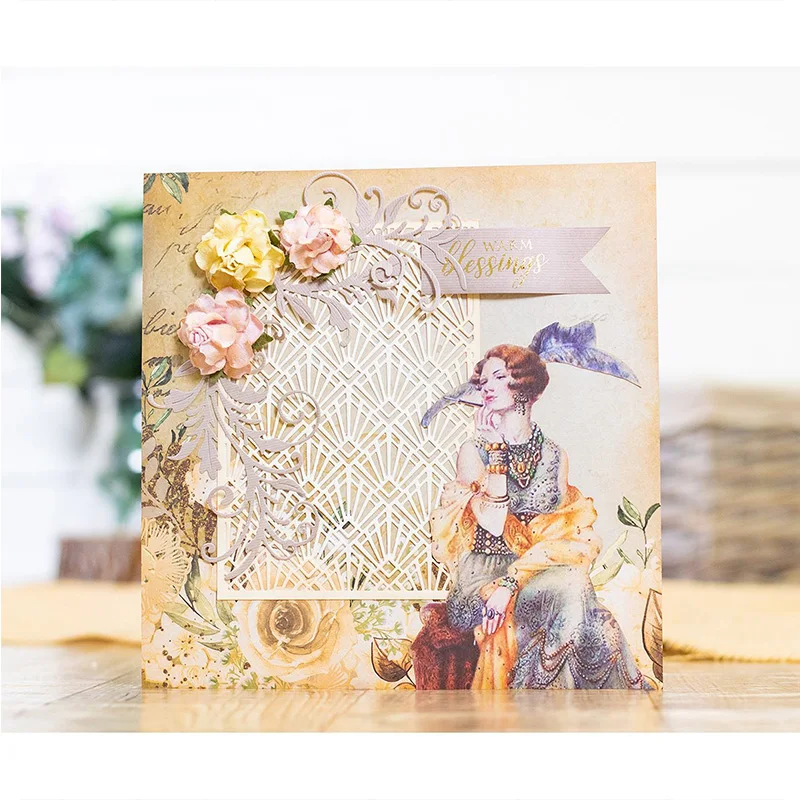 

Basic Rectangle Frame Metal Cutting Dies Stencils for DIY Scrapbooking Photo Album Decorative Embossing Paper Crafts Die Cut