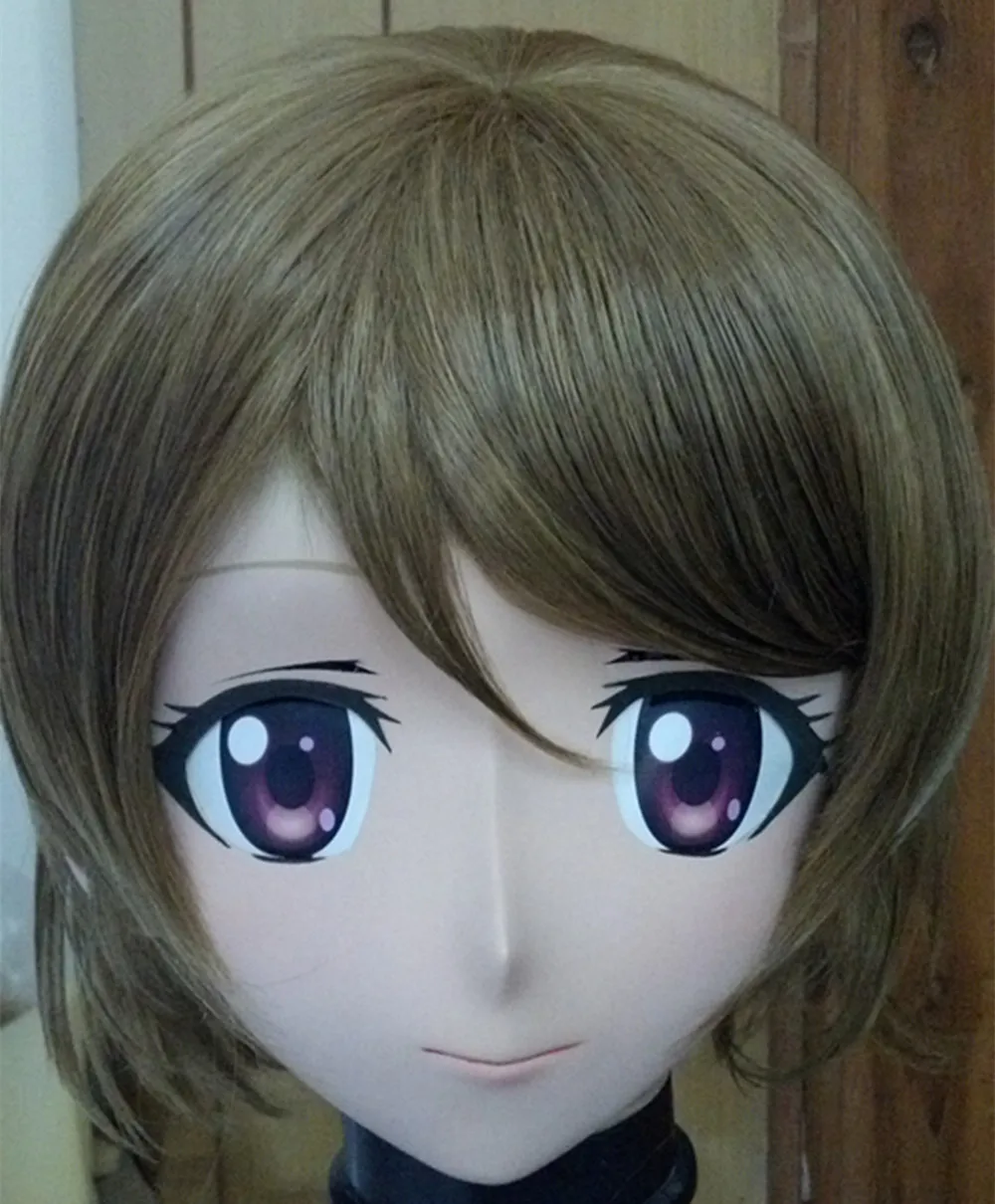 preço (C2-031) Feminino Rosto Cheio Anime Kigurumi Máscara Com Peruca Kigurumi Cosplay Crossdresser Clássico Dia Das Bruxas Dos Desenhos Animados