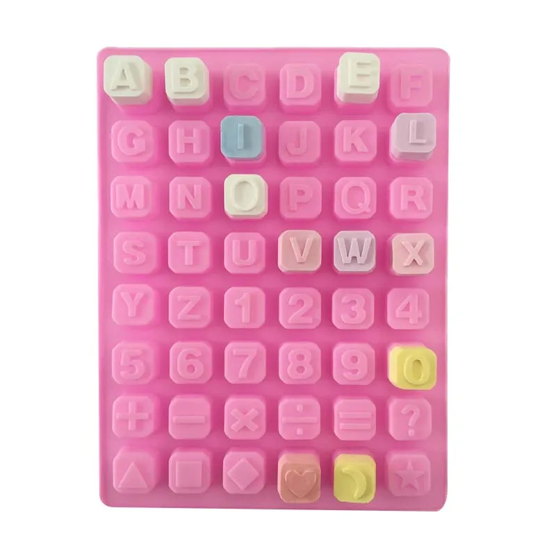 number molds Блочный алфавит, ароматический гипс, пластырь, цифры, формы, буквы, бетонная форма, бетонный медведь, декоративная форма - Цвет: number molds