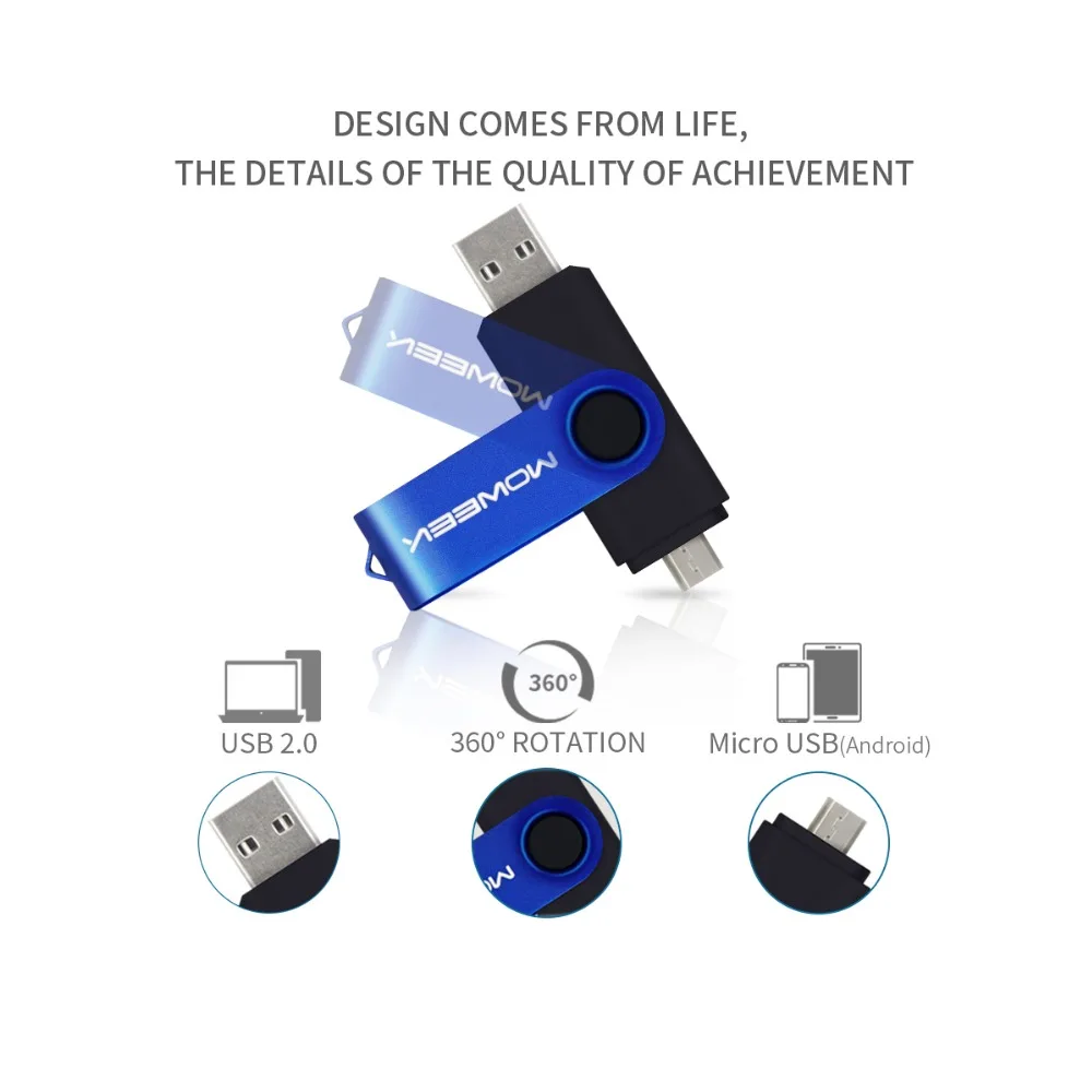 Оптовая продажа 100 шт. поворотный USB флешка 4 ГБ 8 16 32 флешки cle Пользовательский