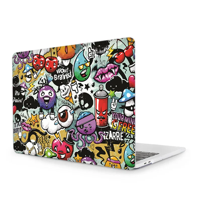 Sanmubaba Case For Macbook Air Pro Retina 11 12 13 15 inch With Touch Bar Hard Cover Custom Design Laptop Case Sleeve A2159 - Color: MC01