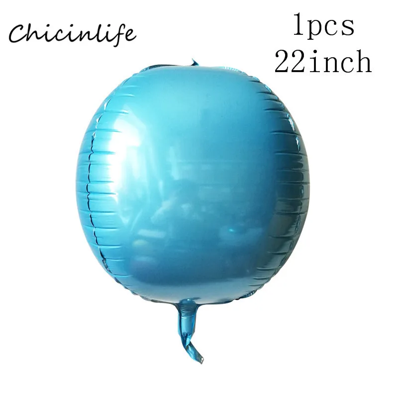 4D Blue Chicinlife розовый синий 4D шар в форме звезды воздушный шар "Конфетти" день рождения для украшения детского душа шар юбилей поставки - Цвет: 4D Blue