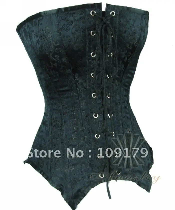 Корсет Annzley! Черный корсет со стальными косточками для похудения|steel bone|plus size