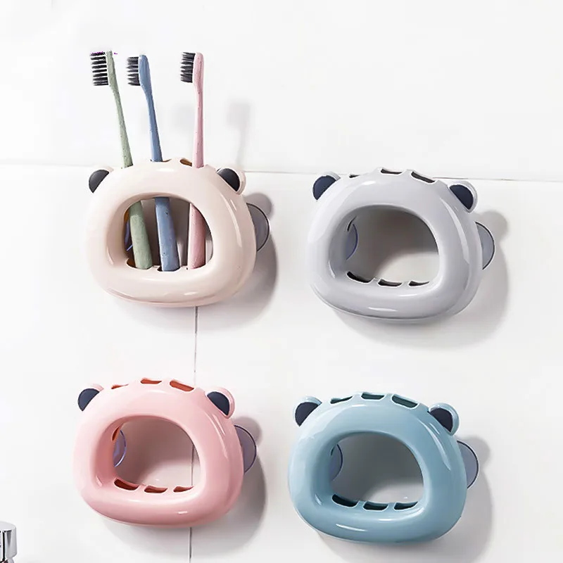 

Стойка для зубных щёток, присоска для ванной комнаты, настенная вешалка для протирания зубных щеток, простая креативная стойка для хранения