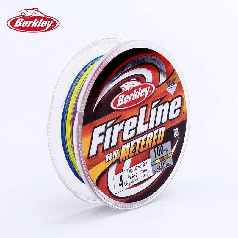 Berkley FireLine 5X10' Metered 20LBs Плавная литая износостойкая низкая память соленая вода 100yds