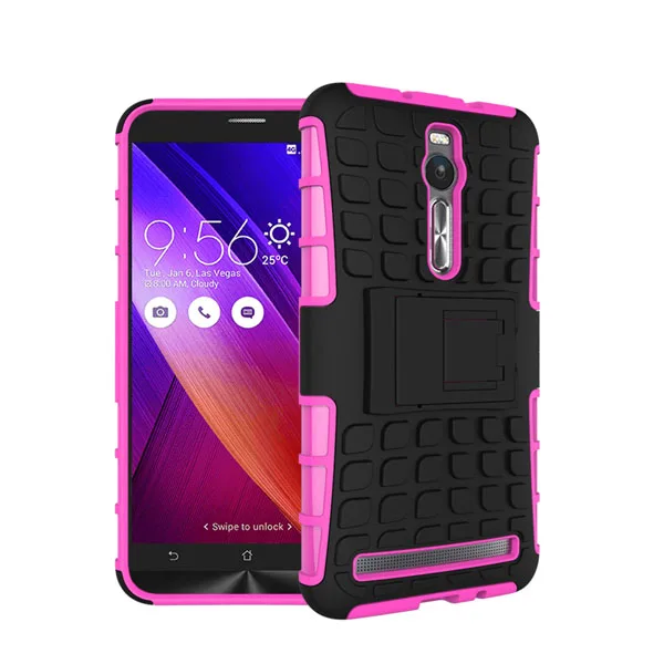 Чехол для Asus ZenFone 2 ZE551ML, защитный чехол 5,5 дюйма, противоударный чехол Etui Для Zenfone 2 ZE550ML, чехол для смартфона - Цвет: Rose