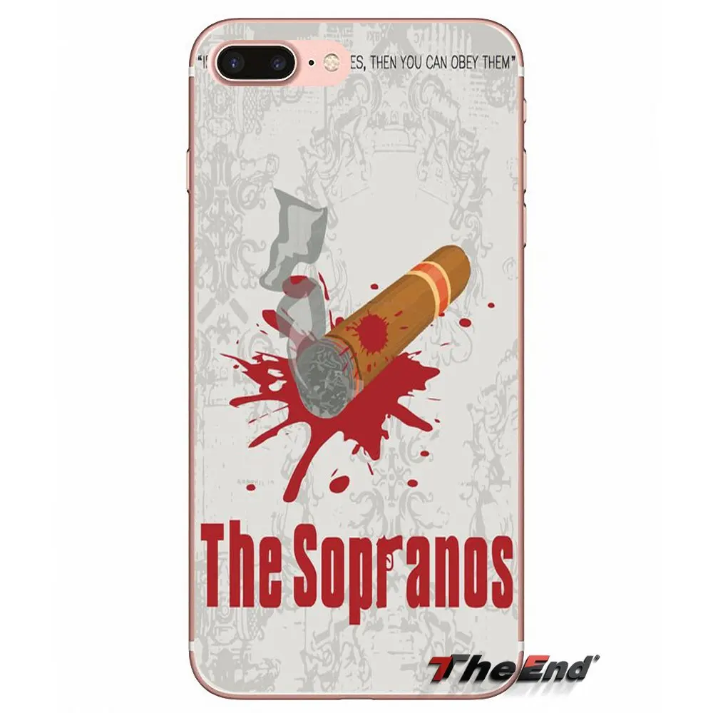 Sopranos TV Series TPU силиконовый чехол для Samsung Galaxy S3 S4 S5 MINI S6 S7 edge S8 Plus Note 2 3 4 5 Grand Core Prime|silicon