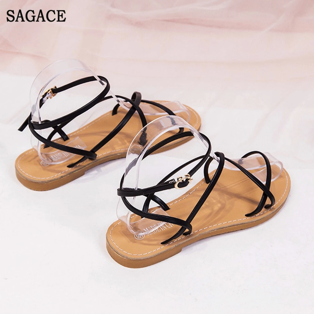 SAGACE/Женская обувь в богемном стиле с пряжкой Пикантная Высококачественная