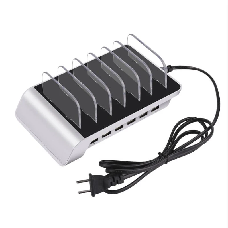 Быстрая зарядка USB многопортовое зарядное устройство для телефона 6 портовая док