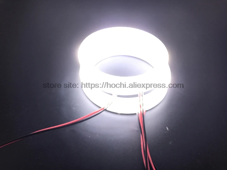 HochiTech ультра яркий SMD белый светодиод ангельские глазки 2000LM 12V halo Кольцо Комплект