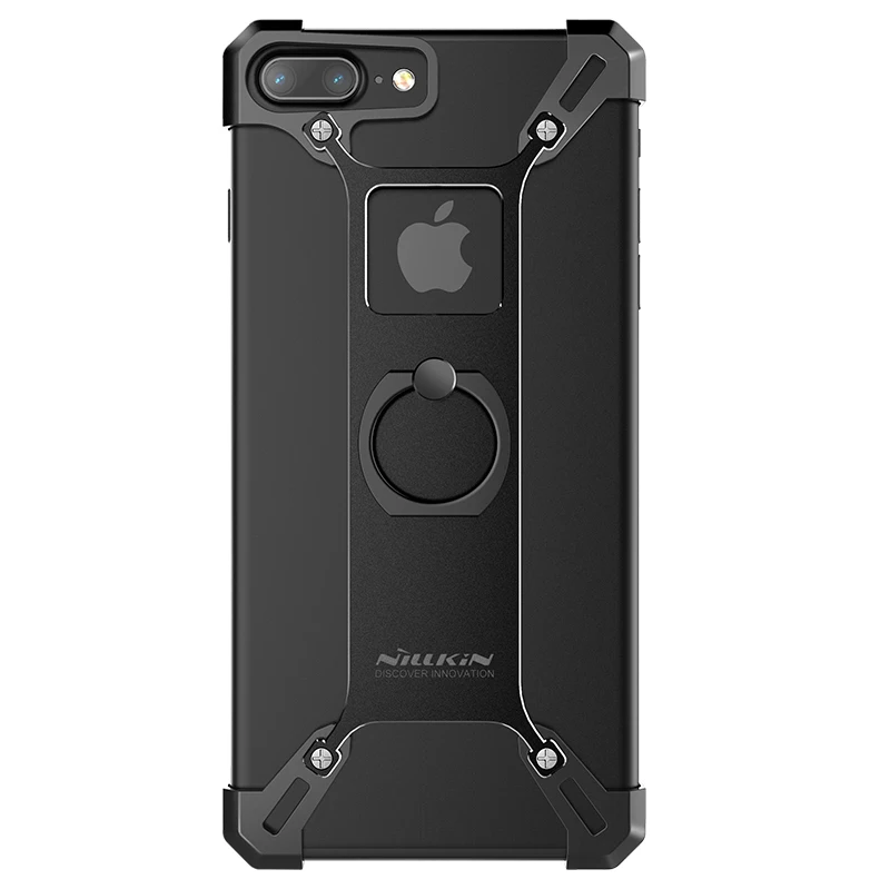 Марка NILLKIN barde металлический корпус с защитой от повреждений и кольцом для Apple iPhone 7/7 Plus, чехол-накладка на заднюю крышку, Nilkin бампер с розничной посылка - Цвет: 1
