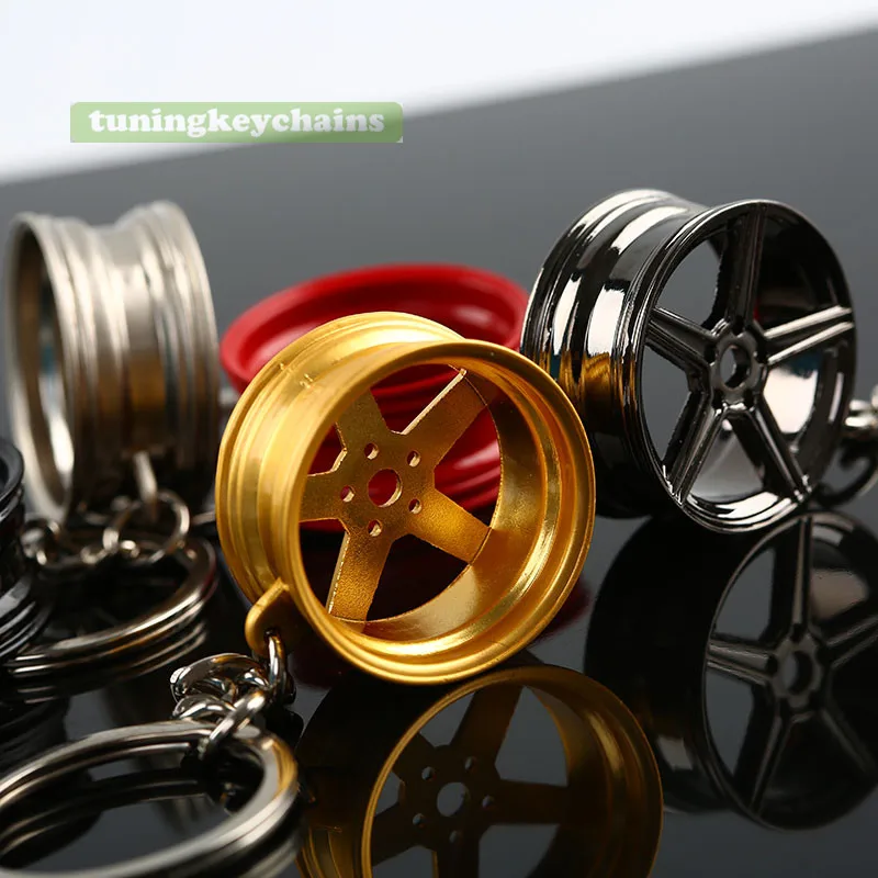 Новый автомобильный мини брелок KV1 из сплава с ободом колеса MB|wheel rim keychain|car keyrings
