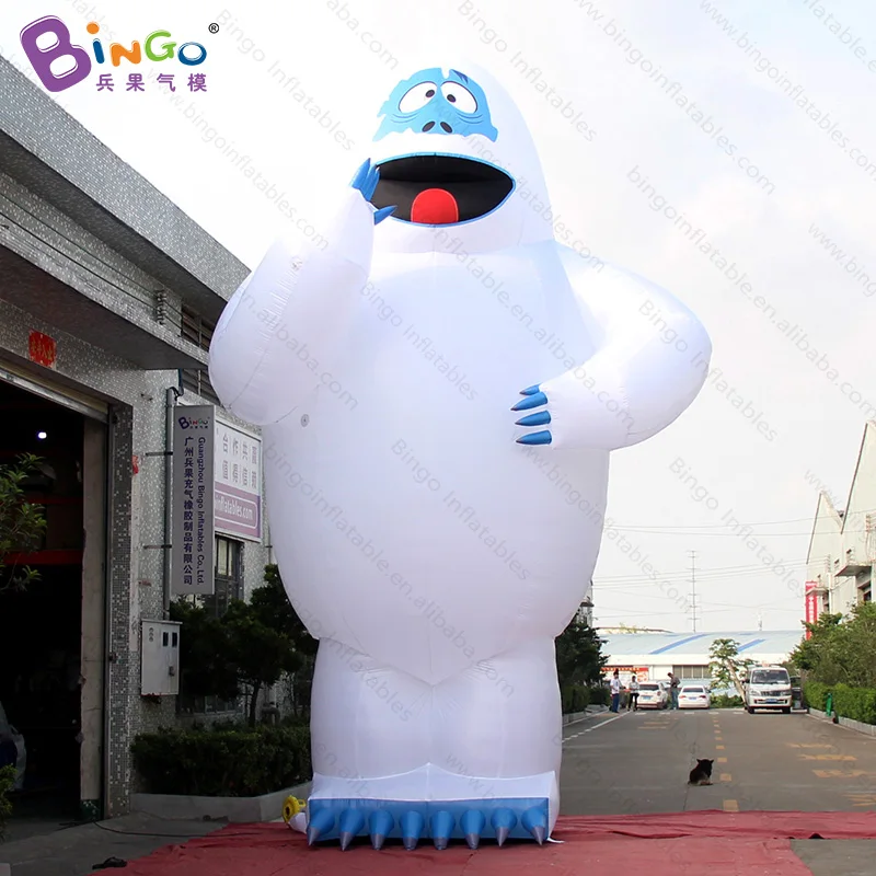 

Personalized 7.5 meters high inflatable cookie monster christmas / inflatable christmas cartoon for decoration toys