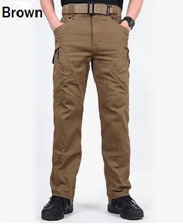 Штаны карго IX9 мужские тактические уличные армейские штаны со шлейфом в стиле